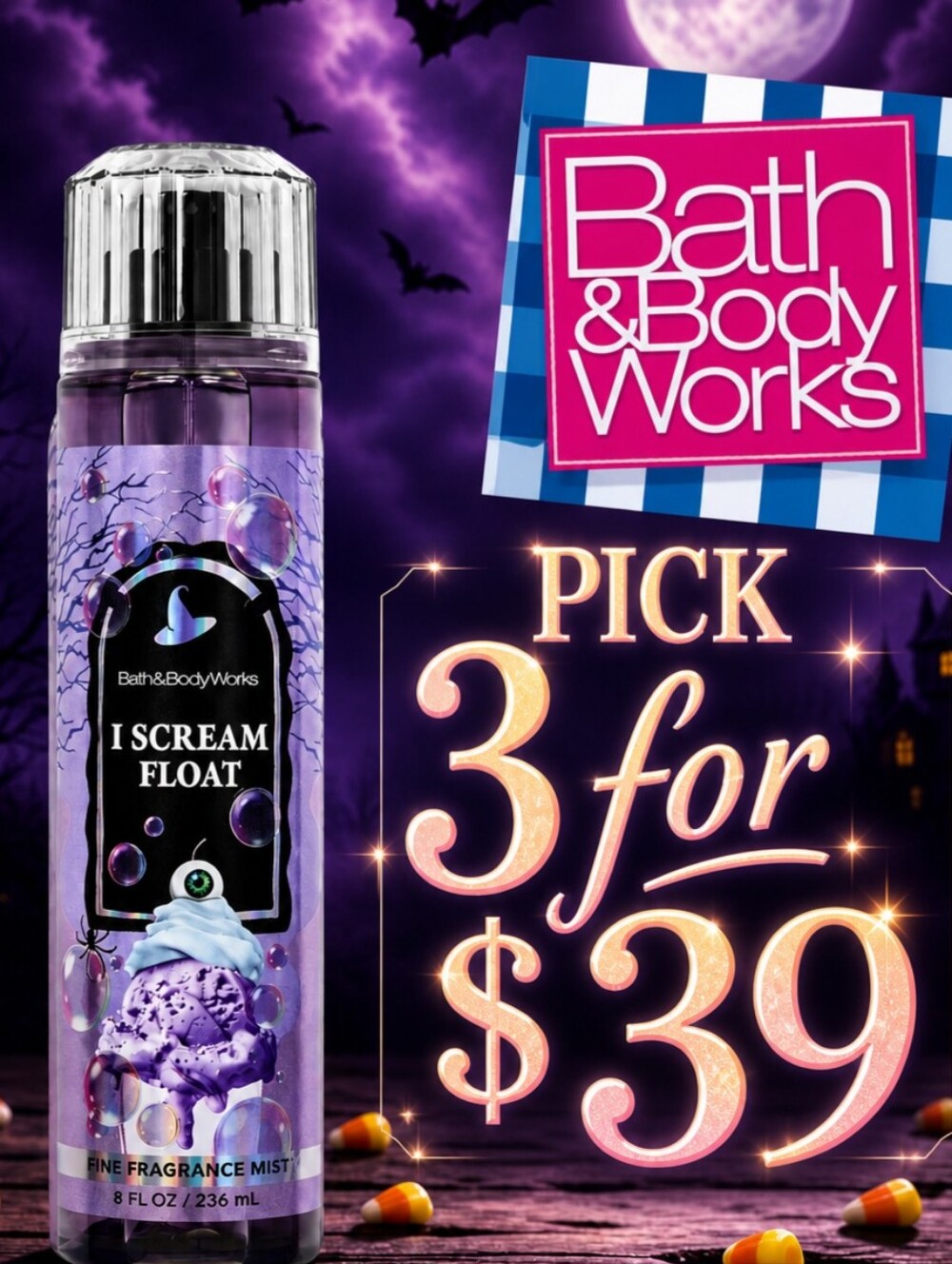 Bath & Body Works I Scream Float - NEW